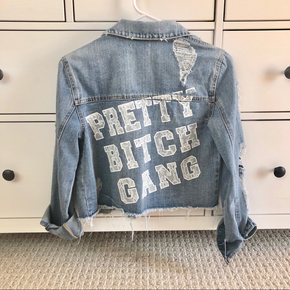 Distressed Denim Jacket